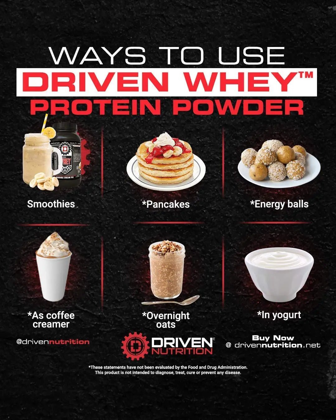 Driven WHEY- Grass Fed Whey Protein Powder: Delicious, Clean Protein Shake - TrustMedUSA
