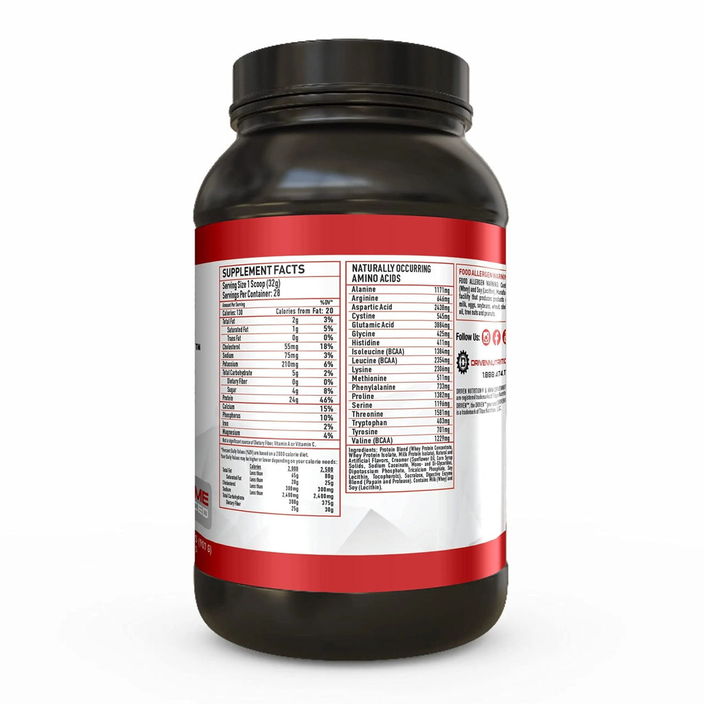 Driven WHEY- Grass Fed Whey Protein Powder: Delicious, Clean Protein Shake - TrustMedUSA