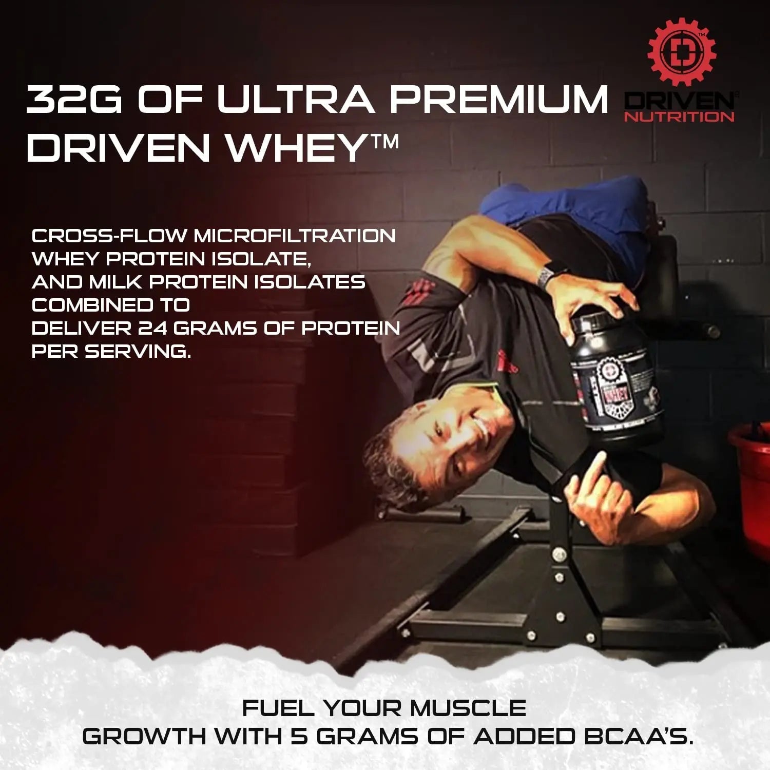 Driven WHEY- Grass Fed Whey Protein Powder: Delicious, Clean Protein Shake- Improve - TrustMedUSA