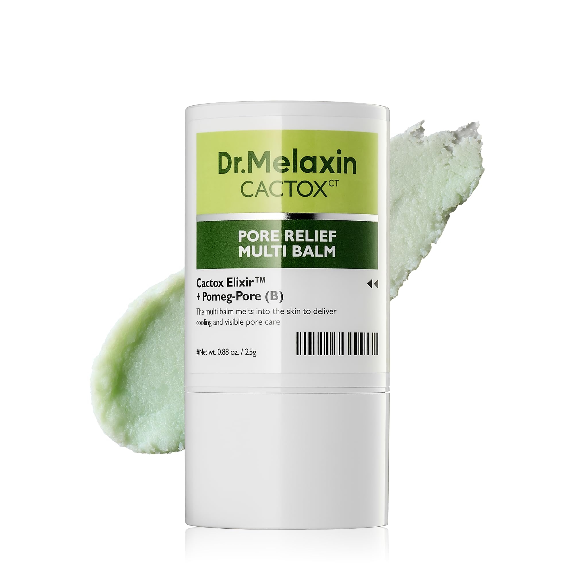 Dr.Melaxin Cactox Pore Relief Multi Balm Stick – Zinc PCA & ADENOSINE Cooling & De-Puffing Face Balm for Enlarged Pores & Puffy Skin, Pore Minimizing with Cactus Extract, Korean Skincare, 0.88 oz - Maple Wellness Supplements