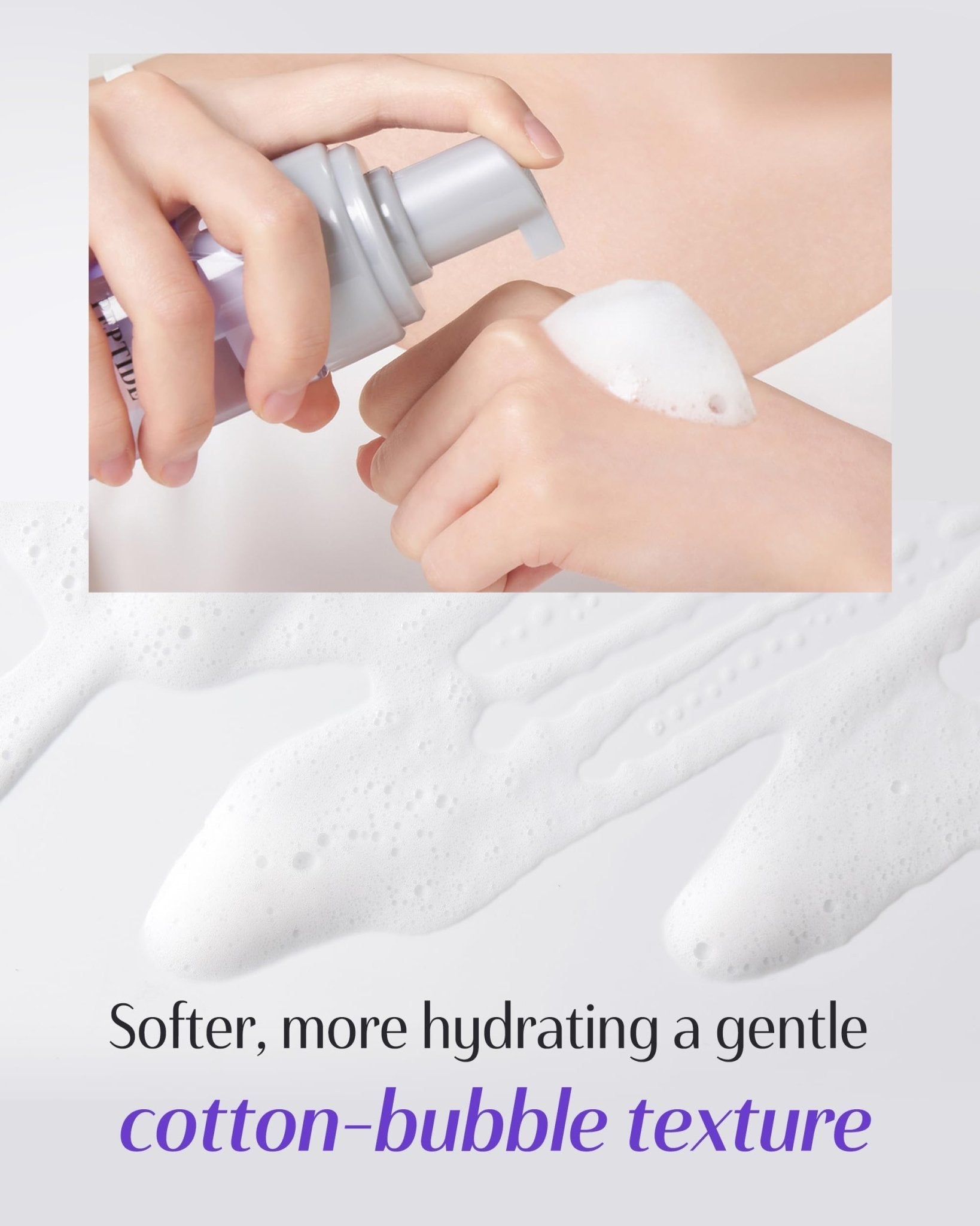 DR.PEPTI Peptide Volume Toner – 12 Peptides, Volufiline™ & 54% Centella Base – No-Drip Bubble Treatment Toner, Firming & Plumping with 8-Type Hyaluronic Acid & Collagen, 5.24 fl oz - Maple Wellness Supplements
