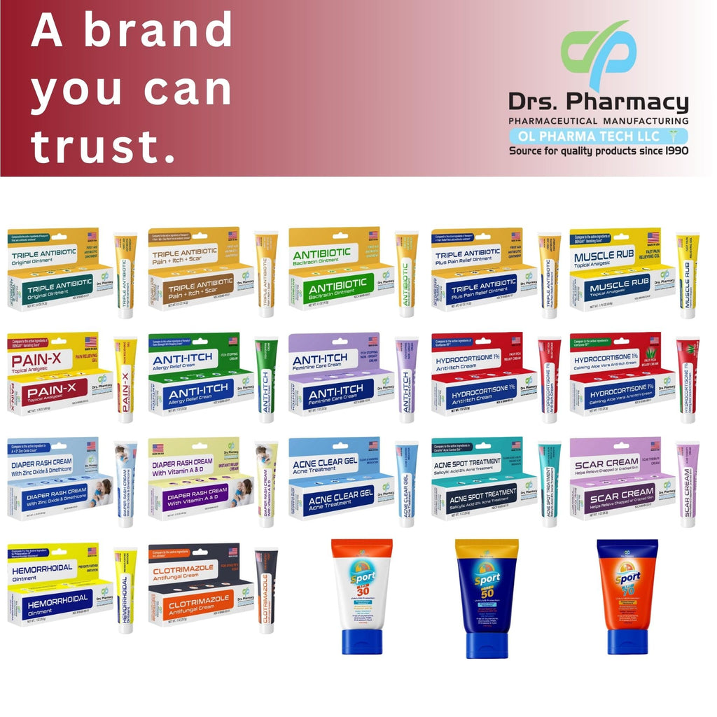 Drs. Pharmacy Pain-X Menthol Cream – Targeted Muscle & Joint Relief – 1.75 oz, Made in USA - TrustMedUSA