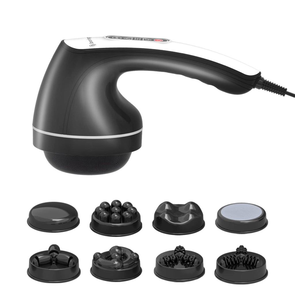 DS SAVORING Cellulite Massager with 8 Interchangeable Heads, Body Sculpting Machine for Lymphatic Drainage and Vibrating Fat Cellulite Remover, Portable and Easy to Use for Men and Women at Home - Maple Wellness Supplements