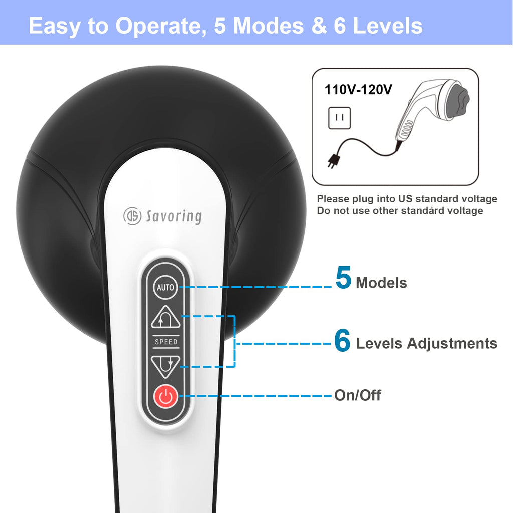 DS SAVORING Cellulite Massager with 8 Interchangeable Heads, Body Sculpting Machine for Lymphatic Drainage and Vibrating Fat Cellulite Remover, Portable and Easy to Use for Men and Women at Home - Maple Wellness Supplements