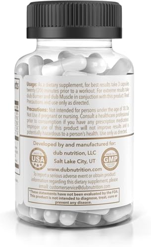 Dub Nutrition Youth - Formula with Acai, Resveratrol, Curcumin, Vitamins A, C, D, E, B12, and CoQ10 - Supports Immunity and Mobility - 90 Capsules - TrustMedUSA