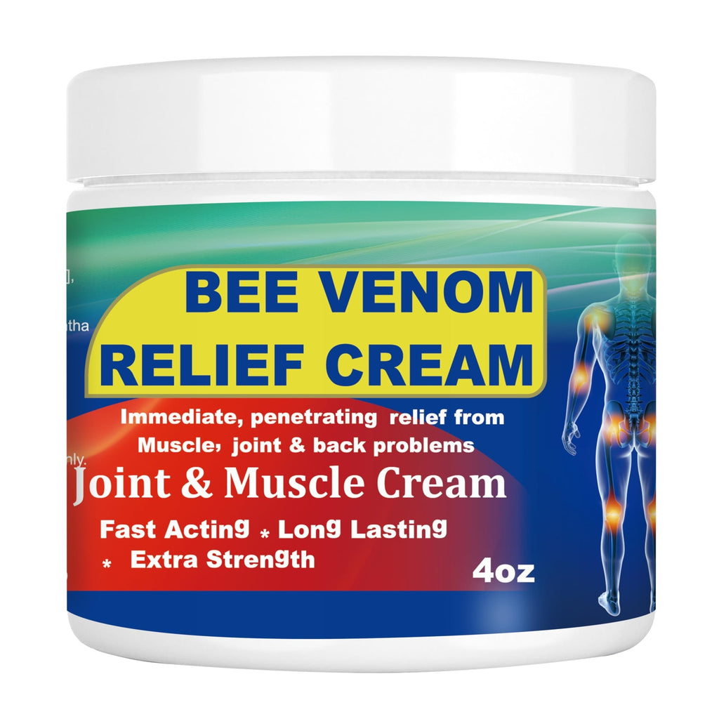 DUBOONAIO Bee Venom Joint Muscle Bone Cream, High Strength Fast Acting, Help for Back, Neck, Hand, Feet, Knee, Muscle, Shoulder, Wrist, Elbow, Hip, Nerve, Ankle, Foot Discomfort - TrustMedUSA