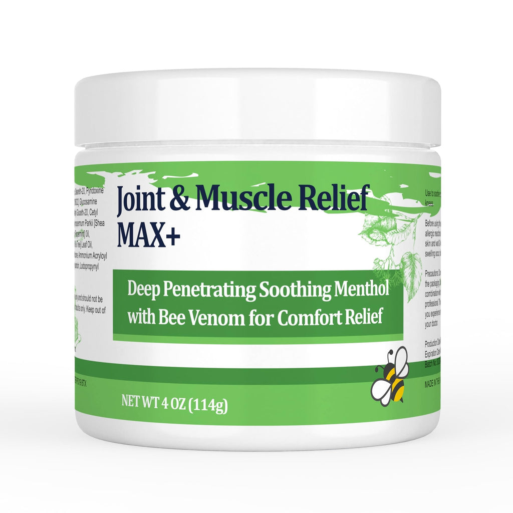 DUBOONAIO Max Energy Bee Venom Cream, Muscle Joint Soothing Cream, Pure Natural, for Back, Neck, Hands, Feet, Shoulder, Leg, Knee, Ankle Care - TrustMedUSA