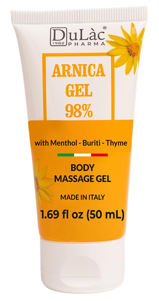 Dulac Arnica Body Massage Gel – Water-Based Cosmetic Massage Gel with Arnica Montana, Fast-Absorbing Lightweight Texture, Non-Greasy Feel, Dermatologically Tested, 1.7 Fl Oz - TrustMedUSA