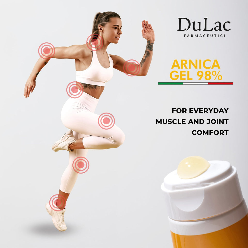 Dulac Arnica Body Massage Gel – Water-Based Cosmetic Massage Gel with Arnica Montana, Fast-Absorbing Lightweight Texture, Non-Greasy Feel, Dermatologically Tested, 1.7 Fl Oz - TrustMedUSA