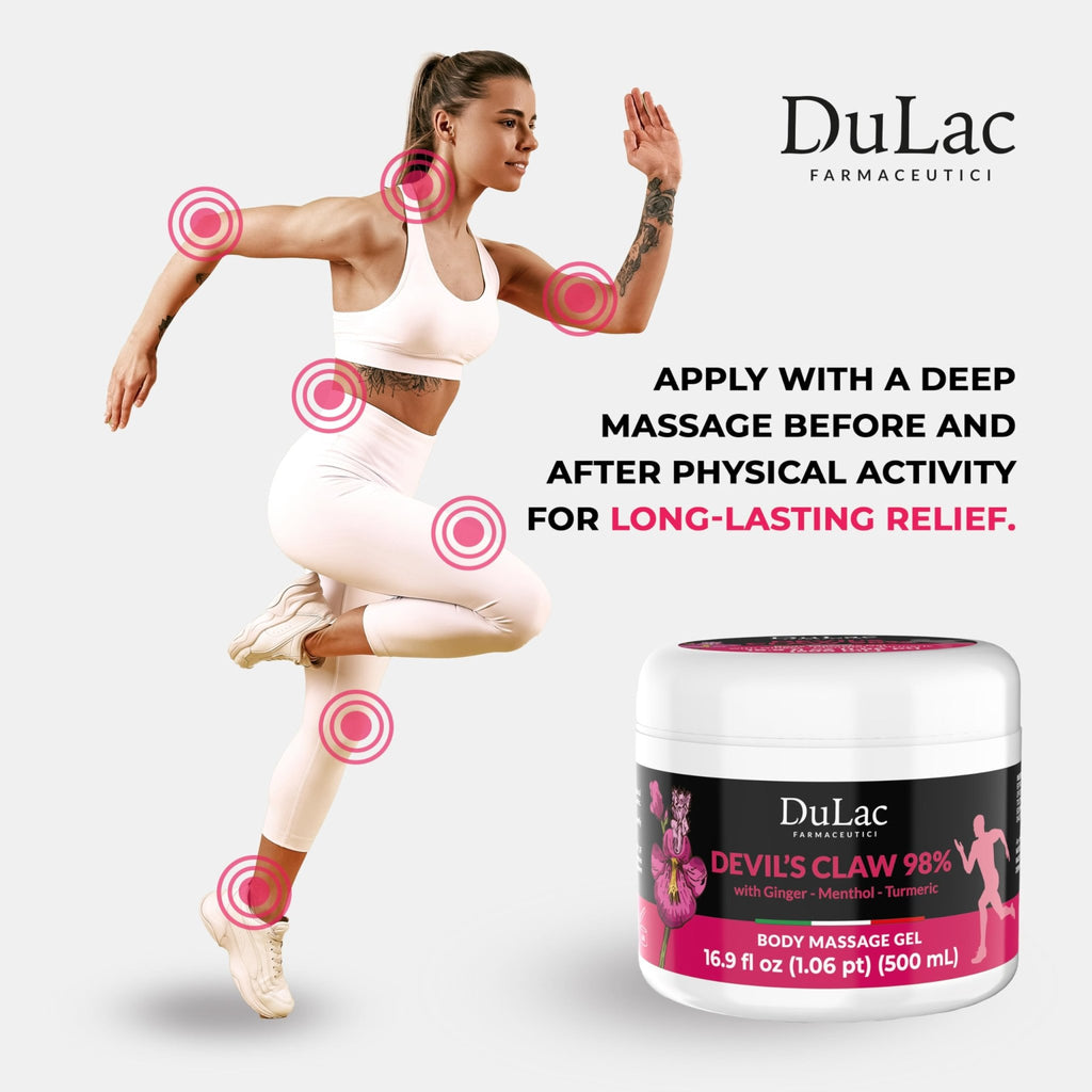 Dulac - Devil's Claw 98% Cream Maximum Strength 16.9 Fl Oz, Natural Joint and Muscle Comfort Cream, Enriched with Menthol for Cool Effect - TrustMedUSA