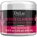 Dulac - Devil's Claw 98% Cream Maximum Strength 16.9 Fl Oz, Natural Joint and Muscle Comfort Cream, Enriched with Menthol for Cool Effect - TrustMedUSA