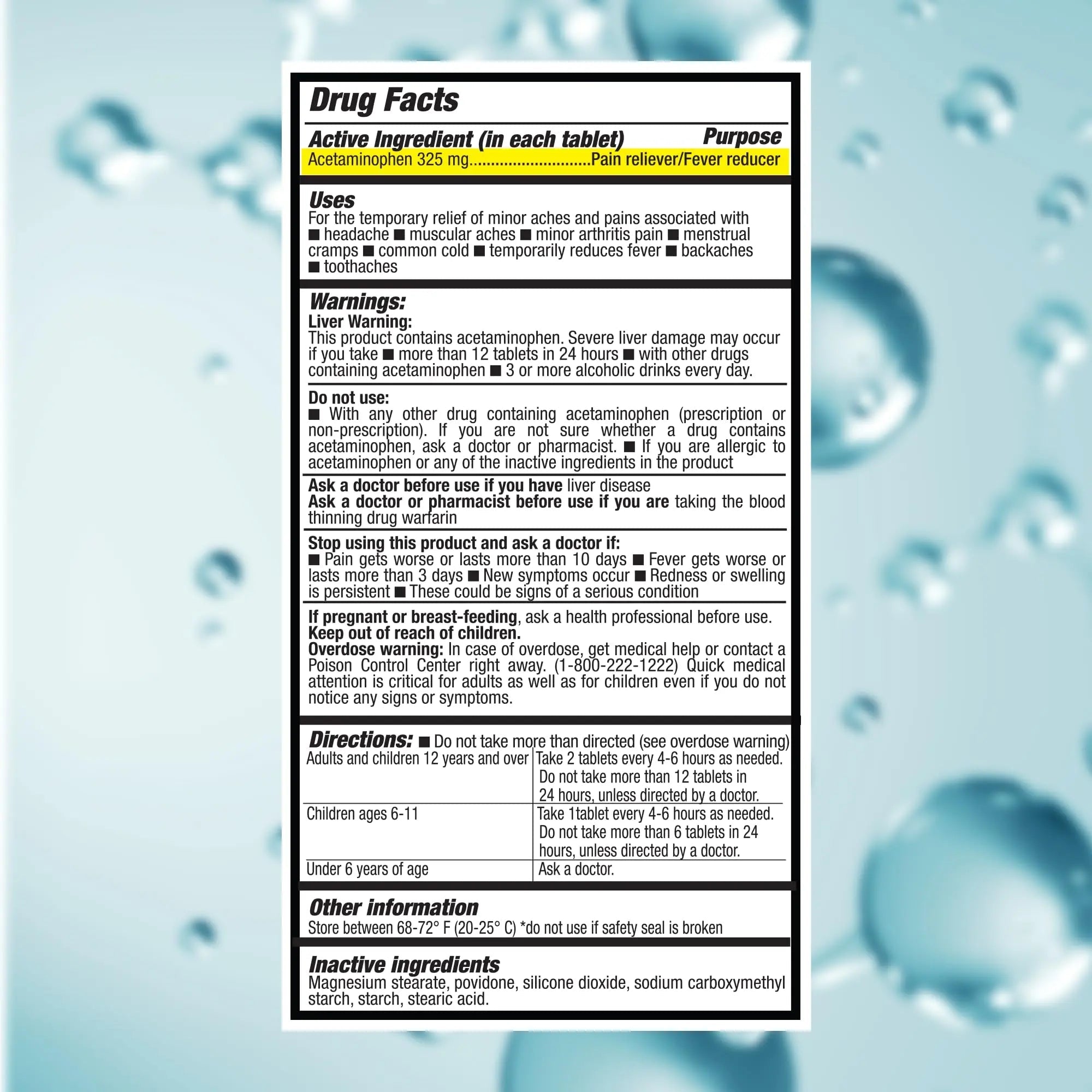 DURALGINA Acetaminophen Tablets | for Headache, Muscle Aches, Menstrual Cramps, Back Pain, Toothaches, Fever Reducer, Fast-Acting, Gentle on Stomach, Safe for Adults and Teens 12+, 30 Count, 2-Pack - TrustMedUSA