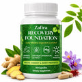 DYDUON Zafira Recovery Foundation Capsules – Mental Clarity, Hair & Mood Support, Natural Herbal Formula with Saffron Extract, Ginger Extract, L-Theanine, Myo-Inositol, Non-GMO, 60 Capsules - TrustMedUSA