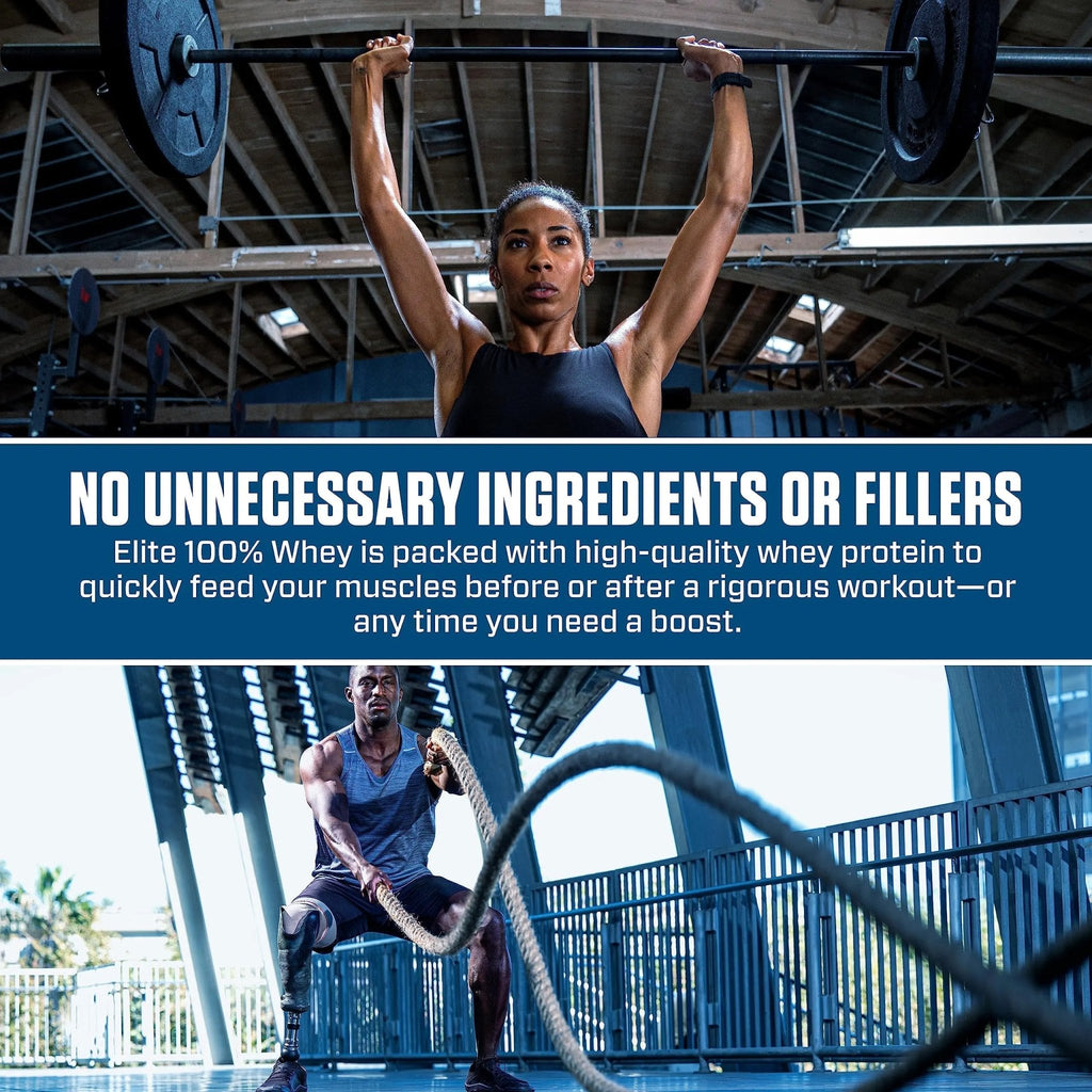 Dymatize Elite 100% Whey Protein Powder, 25g Protein, 5.5g BCAAs & 2.7g L-Leucine - TrustMedUSA