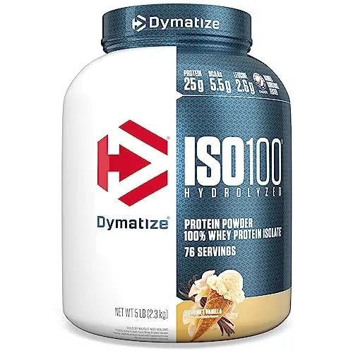 Dymatize ISO 100 Protein Powder with 25g of Hydrolyzed 100% Whey Isolate, Vanilla 5 - TrustMedUSA