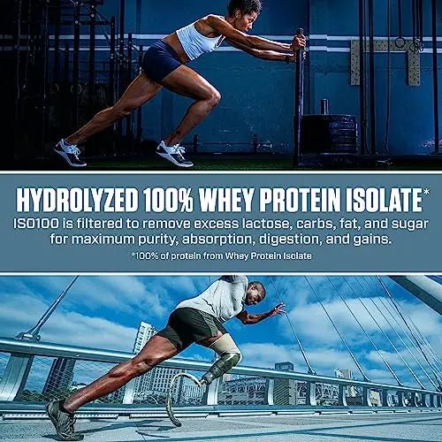 Dymatize ISO 100 Whey Protein Powder with 25g of Hydrolyzed 100% Whey Isolate - TrustMedUSA