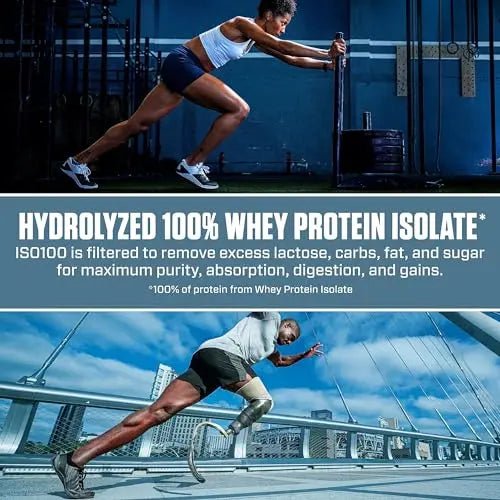 Dymatize ISO 100 Whey Protein Powder with 25g of Hydrolyzed 100% Whey Isolate - TrustMedUSA
