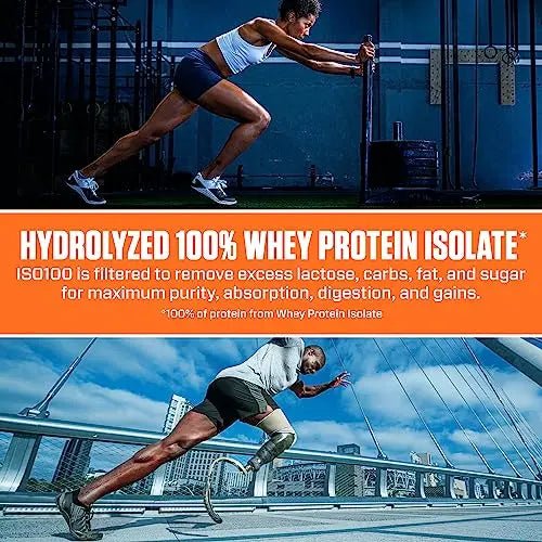 Dymatize ISO100 Hydrolyzed 100% Whey Isolate Protein Powder in Dunkin' Cappuccino - TrustMedUSA