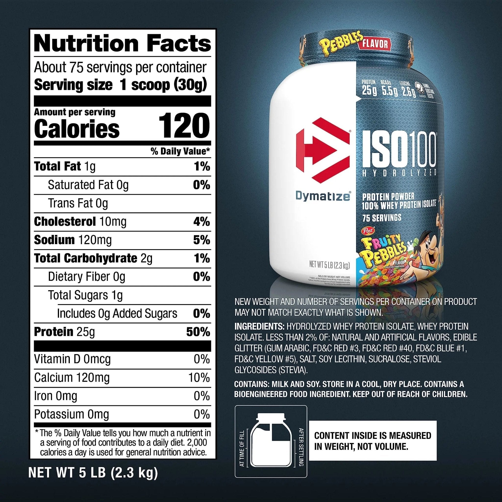 Dymatize ISO100 Hydrolyzed Protein Powder, 100% Whey Isolate, 25g of Protein, 5.5g - TrustMedUSA