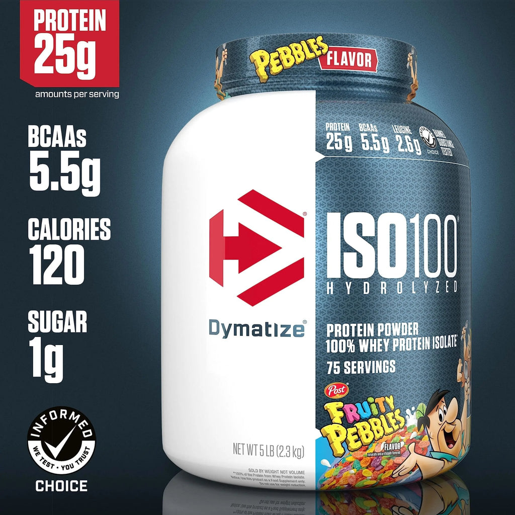 Dymatize ISO100 Hydrolyzed Protein Powder, 100% Whey Isolate, 25g of Protein, 5.5g - TrustMedUSA