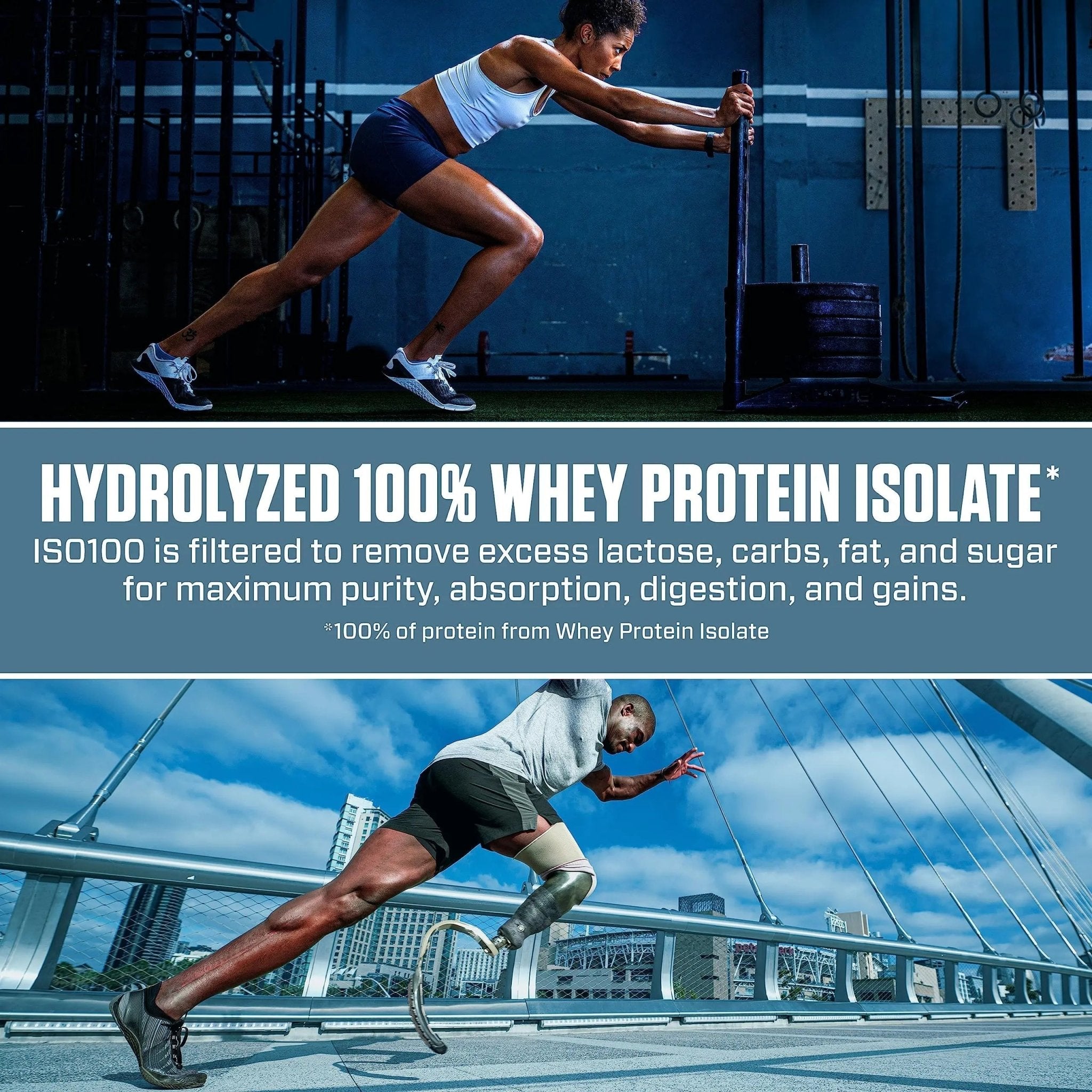 Dymatize ISO100 Hydrolyzed Protein Powder, 100% Whey Isolate, 25g of Protein, 5.5g - TrustMedUSA