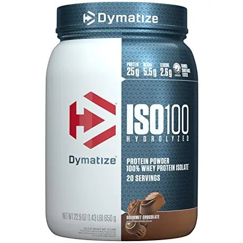 Dymatize ISO100 Hydrolyzed Protein Powder, 100% Whey Isolate , 25g of Protein, 5.5g BCA - TrustMedUSA