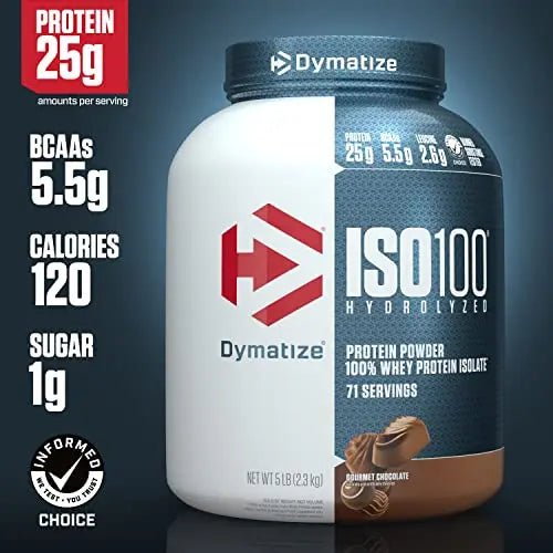 Dymatize ISO100 Hydrolyzed Protein Powder, 100% Whey Isolate Protein, 25g of Protein - TrustMedUSA