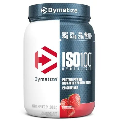 Dymatize ISO100 Hydrolyzed Protein Powder, 100% Whey Isolate Protein, 25g of Protein - TrustMedUSA