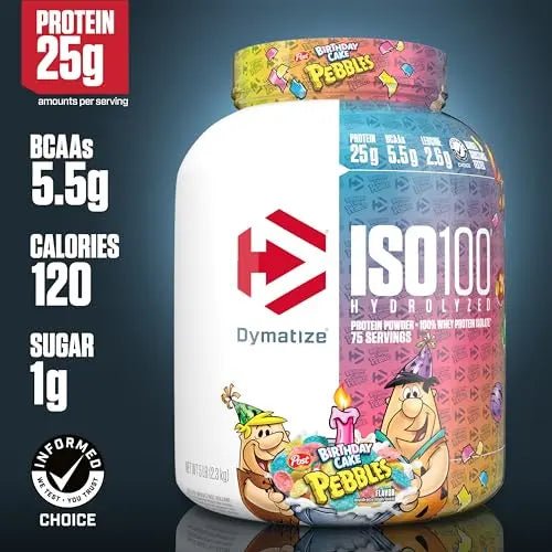 Dymatize ISO100 Hydrolyzed Protein Powder, 100% Whey Isolate Protein, 25g of Protein - TrustMedUSA