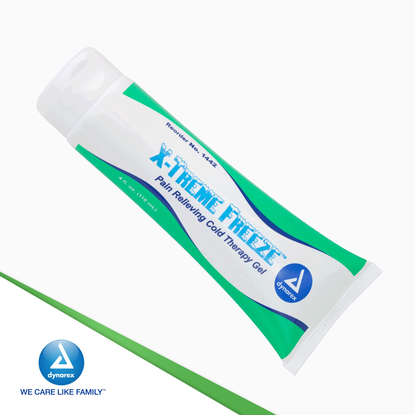 Dynarex X-treme Freeze Pain Relieving Cold Therapy Gel 4oz. Tube 1442 - TrustMedUSA