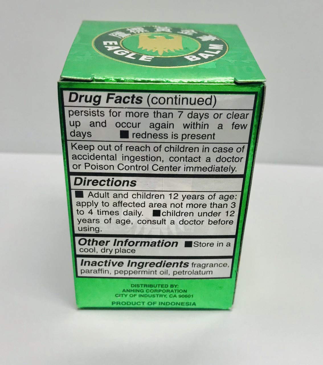 Eagle Brand Green Balm 0.705 Ounce /20 Gram - TrustMedUSA