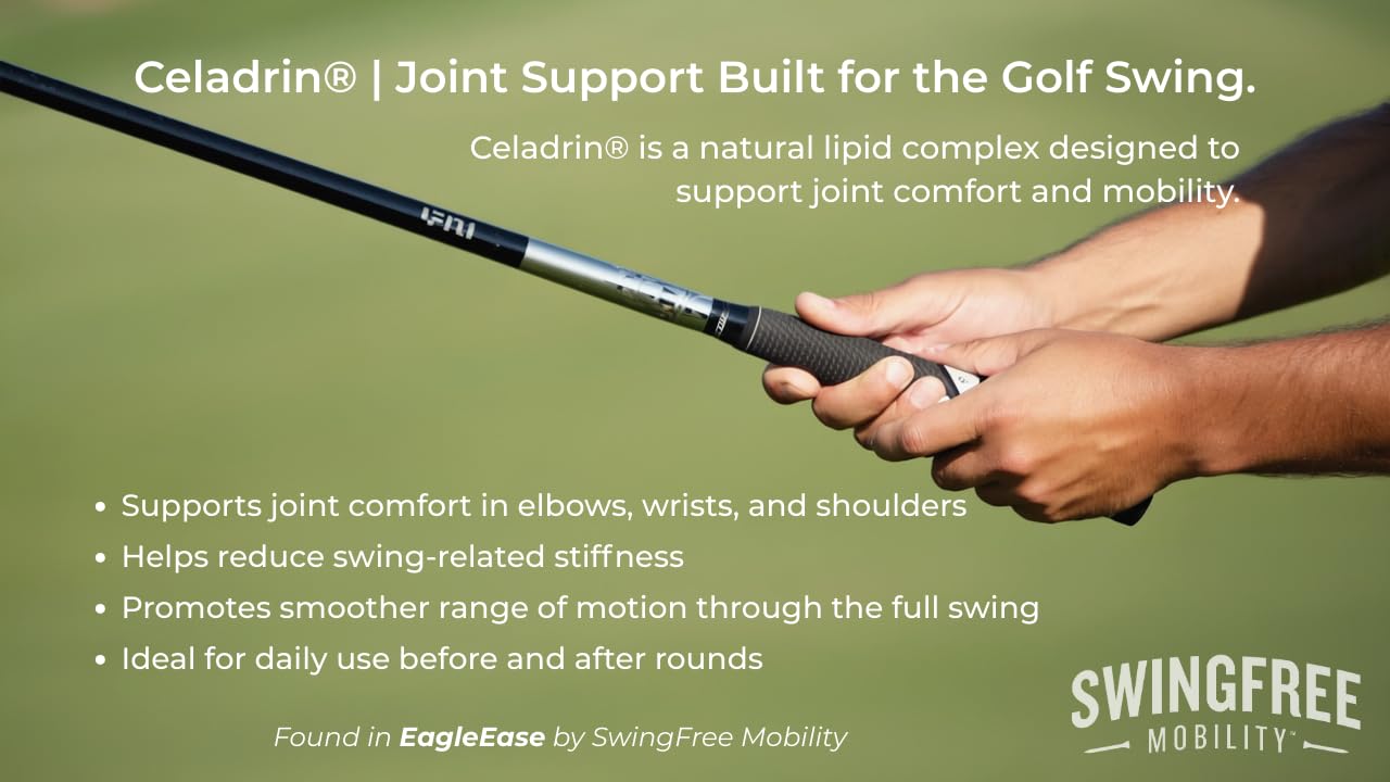 EagleEase – Targeted Joint Support Cream for Golfers & Athletes | Helps Support Elbows & Mobility During & After Play | Fast-Absorbing – 3 oz - TrustMedUSA