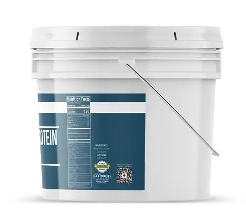Earthborn Elements Whey Protein Isolate, 1 Gallon Bucket, Protein Powder, Unflavored - TrustMedUSA