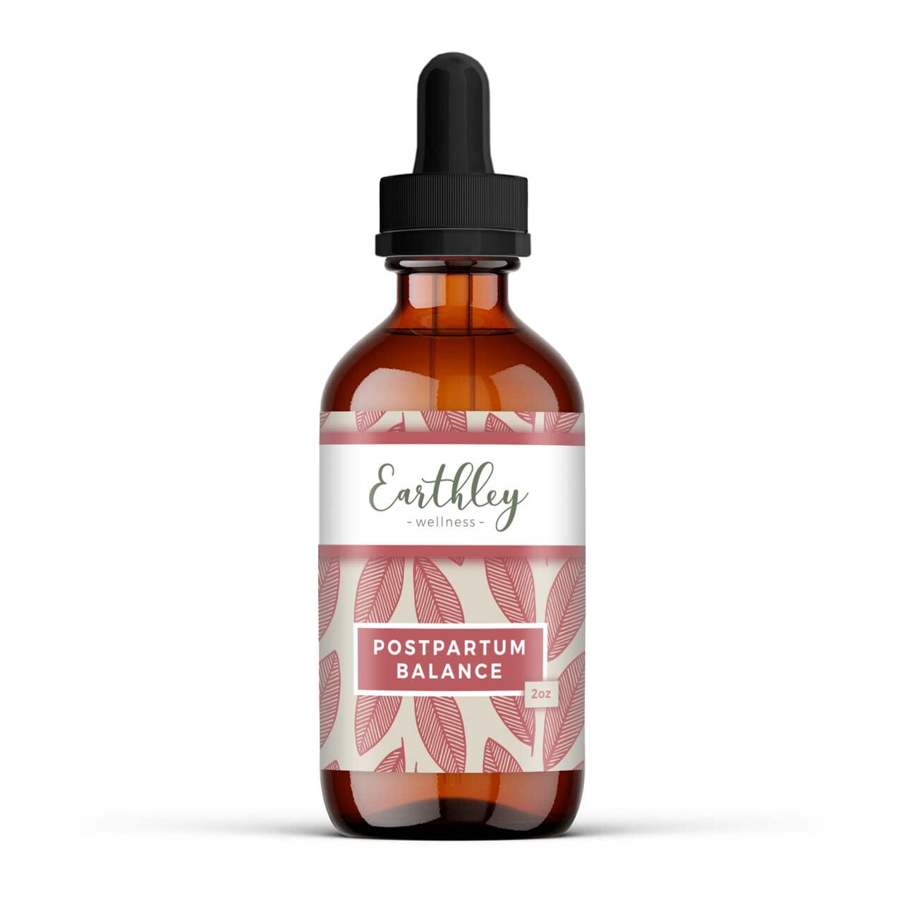 Earthley Wellness Postpartum Balance, Supports and Balances Female Hormones, Supports Postpartum Recovery, Smooths Out Mood Swings, Essential Herbs Like Dandelion Root, Catnip, & Alfalfa (2oz) - TrustMedUSA