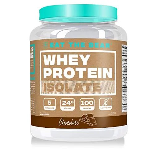 Eat the Bear Whey Protein Isolate Protein Powder 2 lbs (Chocolate) - TrustMedUSA
