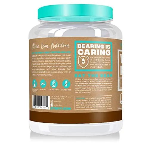 Eat the Bear Whey Protein Isolate Protein Powder 2 lbs (Chocolate) - TrustMedUSA