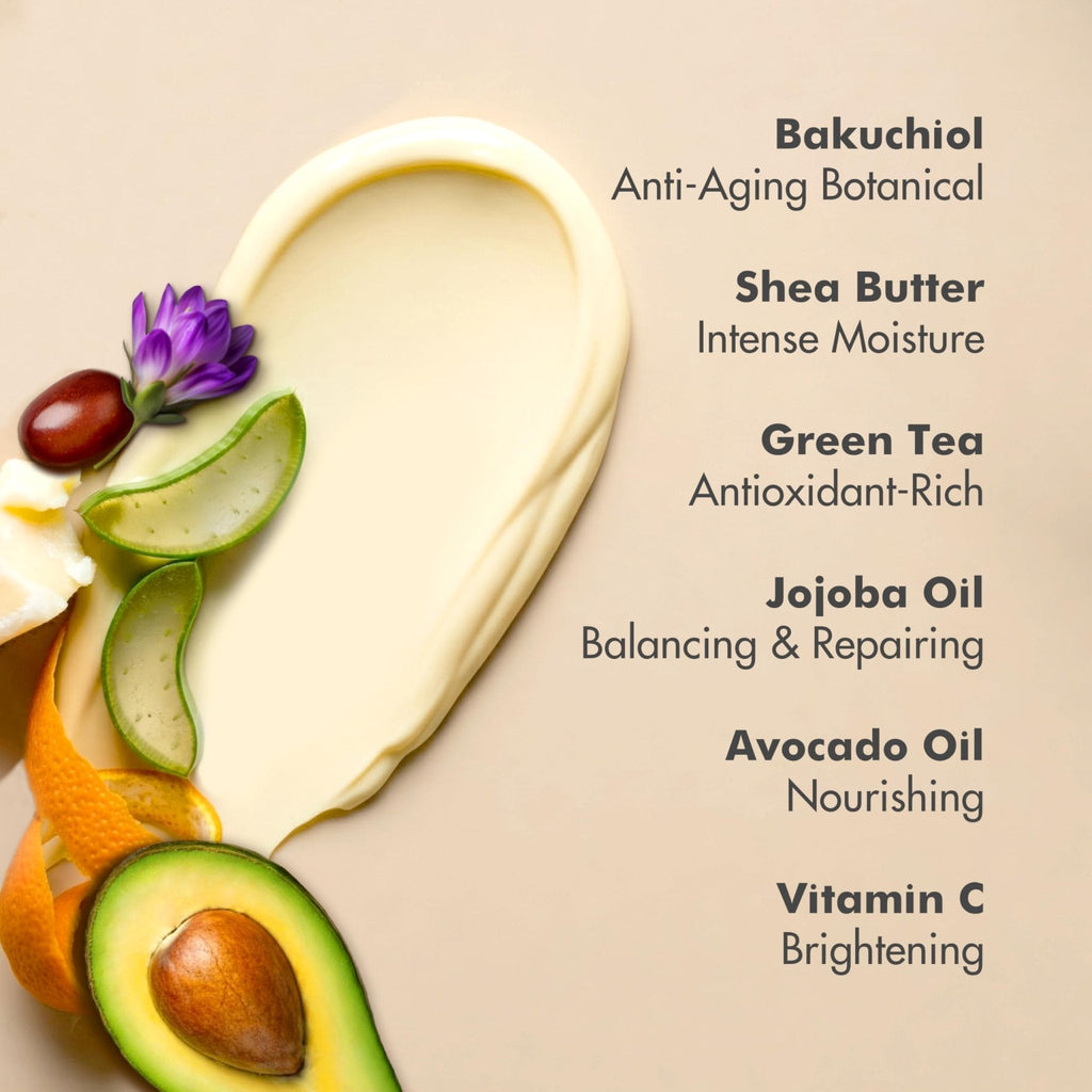 Ebanel Anti Aging Skincare Bundle of Retinol Moisturizer Cream with Collagen and Hyaluronic Acid Serum, Reduces Wrinkles, Hydrates, Firm and Smooth Skin - Maple Wellness Supplements