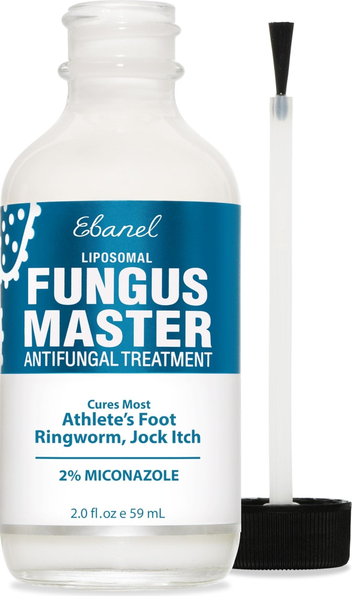 Ebanel Antifungal Cream Miconazole Athletes Foot Treatment, Cures Fungal Infection Leading to Nail Fungus, Jock Itch Cream with Undecylenic Acid, Tea Tree & Manuka Oil, Fast Itch Relief for Ringworm - Maple Wellness Supplements