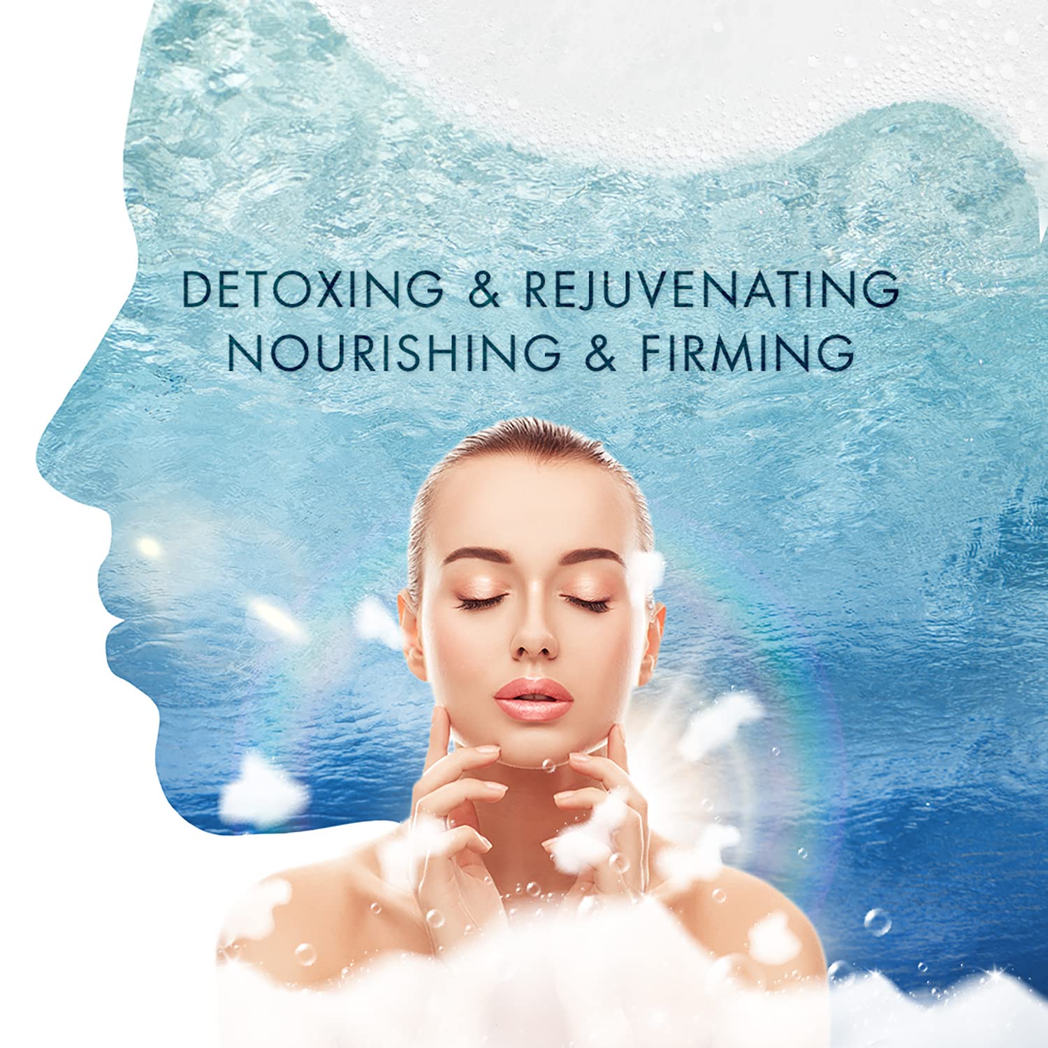 Ebanel Bundle of 10 Pack Bubble Clay Masks, and 2.5% Retinol Moisturizer - Maple Wellness Supplements