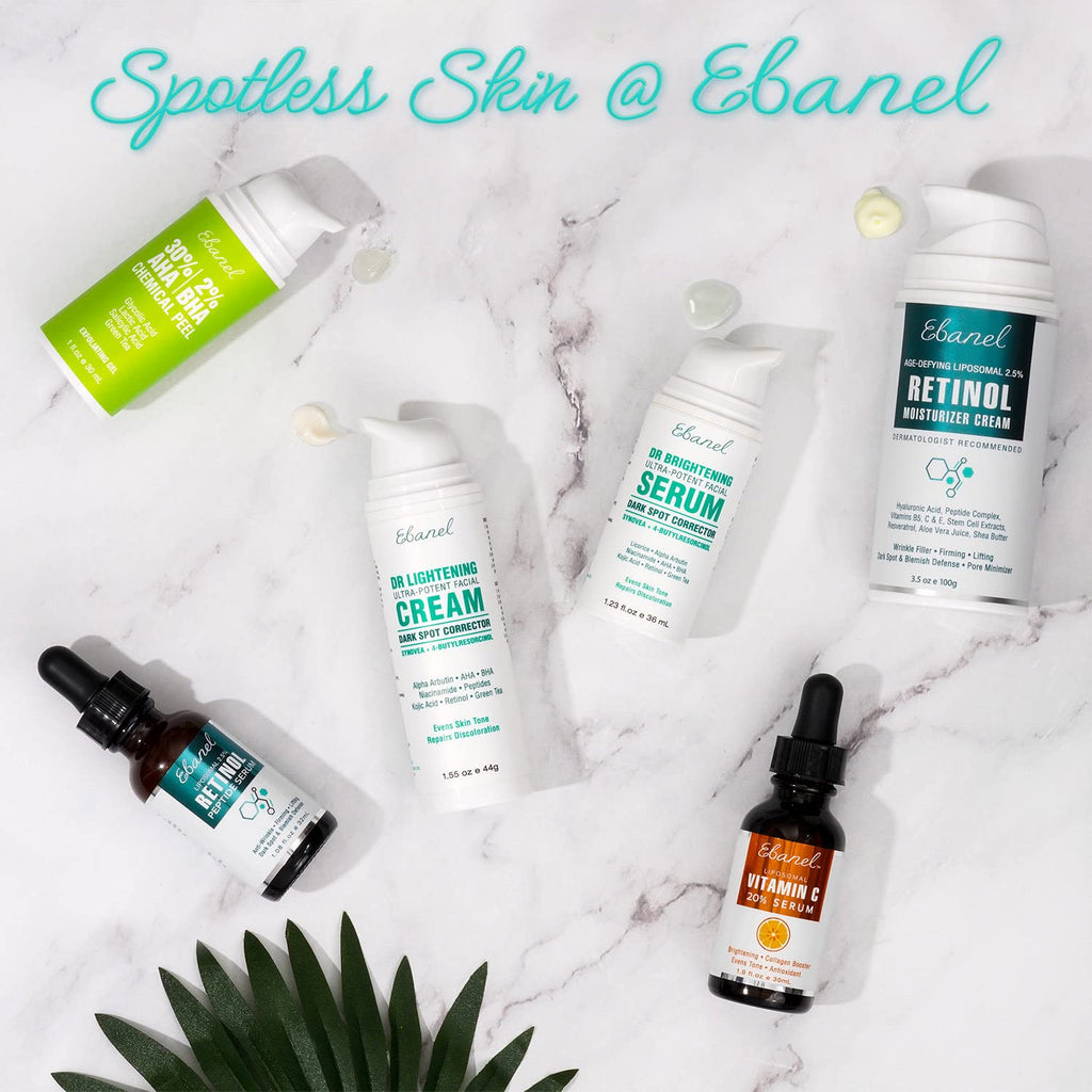 Ebanel Bundle of 10 Pack Bubble Clay Masks, and 2.5% Retinol Serum - Maple Wellness Supplements