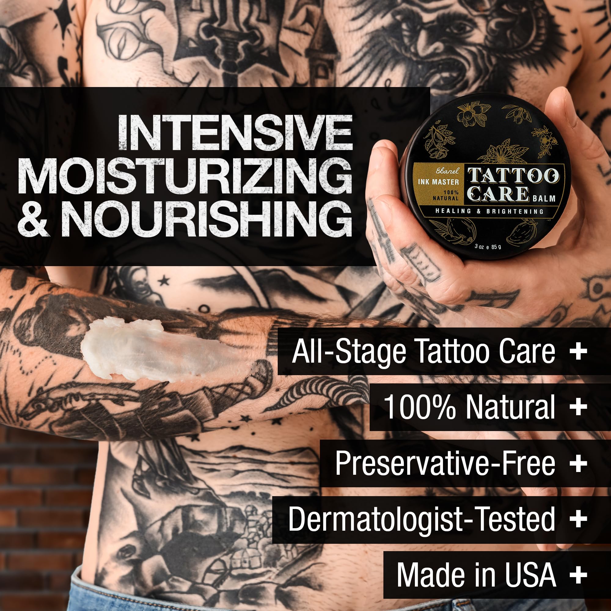 Ebanel Bundle of 5% Lidocaine Numbing Spray and Tattoo Aftercare Healing Balm - Maple Wellness Supplements