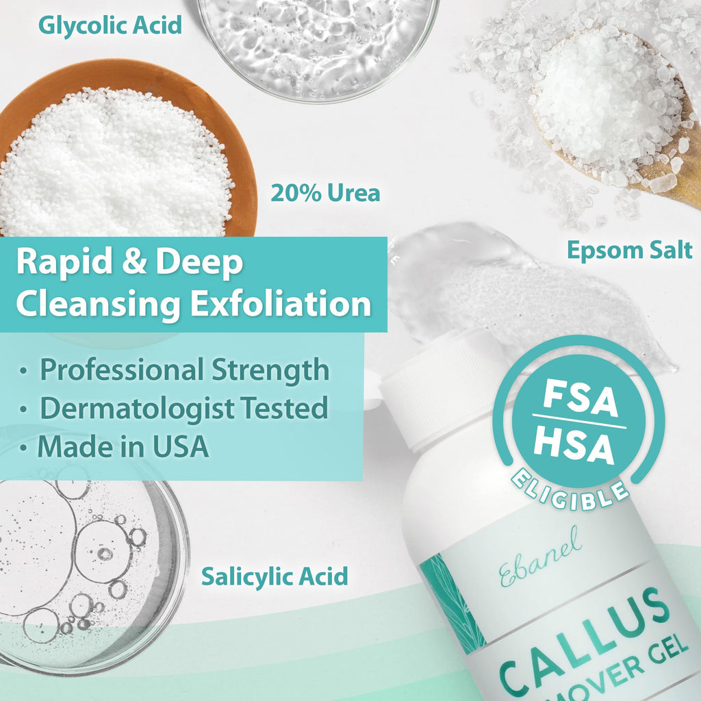 Ebanel Bundle of Callus Remover Gel and Antifungal Treatment - Maple Wellness Supplements