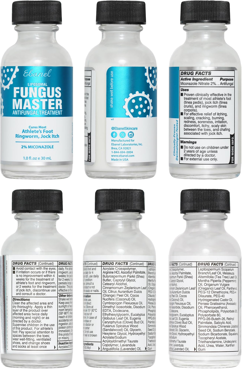 Ebanel Bundle of Callus Remover Gel and Antifungal Treatment - Maple Wellness Supplements
