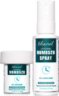 Ebanel Bundle of Lidocaine Numbing Cream, and Numbing Spray - Maple Wellness Supplements