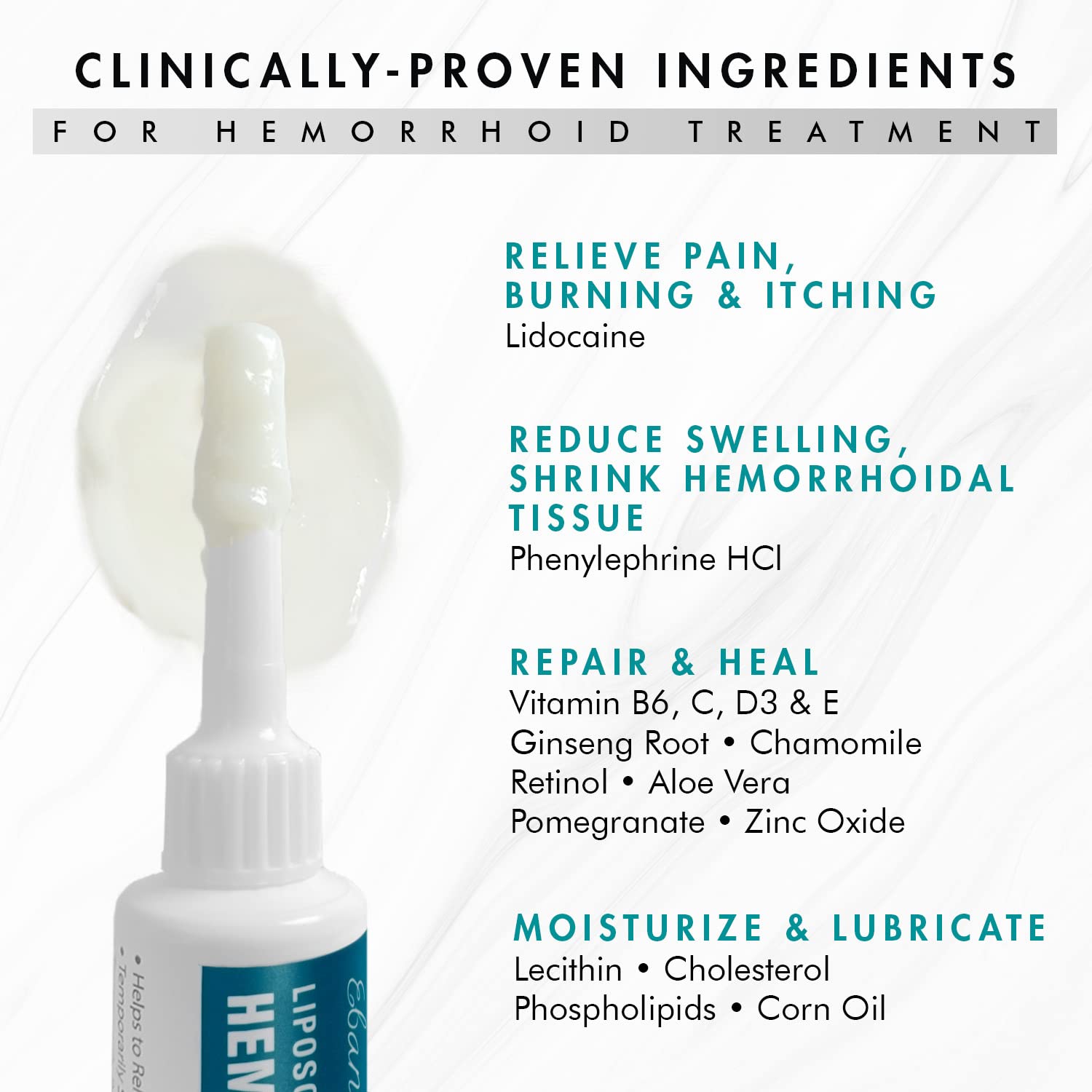 Ebanel Bundle of Lidocaine Numbing Spray, and Hemorrhoid Master - Maple Wellness Supplements