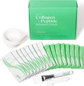 Ebanel Collagen Peptides Wash-Off Face Mask Set, 8 Pack Instant Skin Tightening and Lifting Masks, Brightening Face Mask with Niacinamide, Glutathione, Hyaluronic Acid, Vitamin C, Cica, B5, Albumen - Maple Wellness Supplements