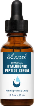 Ebanel Hyaluronic Acid Serum for Face with Peptides & Niacinamide, Hydrating Face Serum for Women, Age-Defying Formula Infused with Vitamins B, C & E to Plump, Firm & Smooth Skin - Maple Wellness Supplements