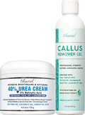 Ebanel Set of Professional Callus Remover for Feet, and Urea Cream 40% Plus Salicylic Acid 2%, Heel Foot Callus Remover Gel Exfoliator Dead Skin Cuticle Removal Toenail Softener Keratolytic Pedicure - Maple Wellness Supplements