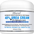 Ebanel Urea Cream 40% plus Salicylic Acid 2%, Foot Cream for Dry Cracked Heels Feet Knees Elbows Hands, Foot Dead Skin Cuticle Callus Remover Toenail Softener, Keratolytic Skin Barrier Repair - Maple Wellness Supplements