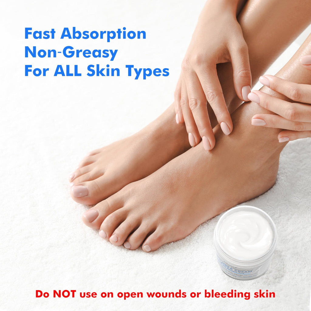Ebanel Urea Cream 40% plus Salicylic Acid 2%, Foot Cream for Dry Cracked Heels Feet Knees Elbows Hands, Foot Dead Skin Cuticle Callus Remover Toenail Softener, Keratolytic Skin Barrier Repair, 2-Pack - Maple Wellness Supplements
